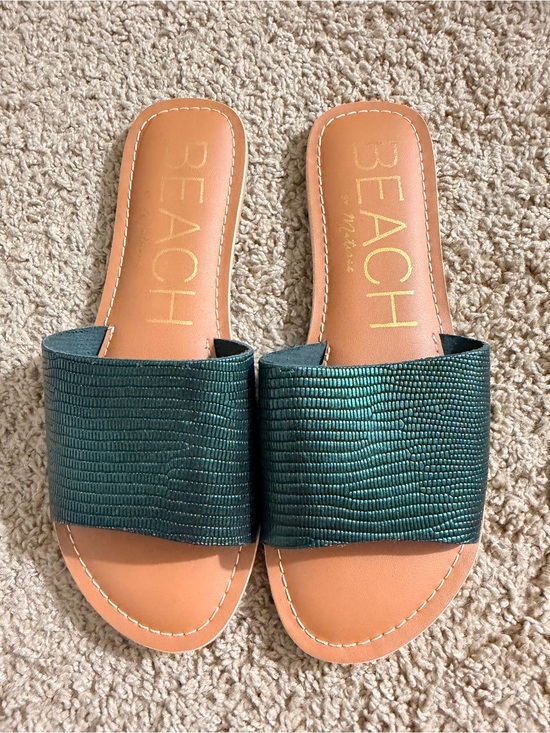 Beach By Matisse Shoes - Jade Green Sandals